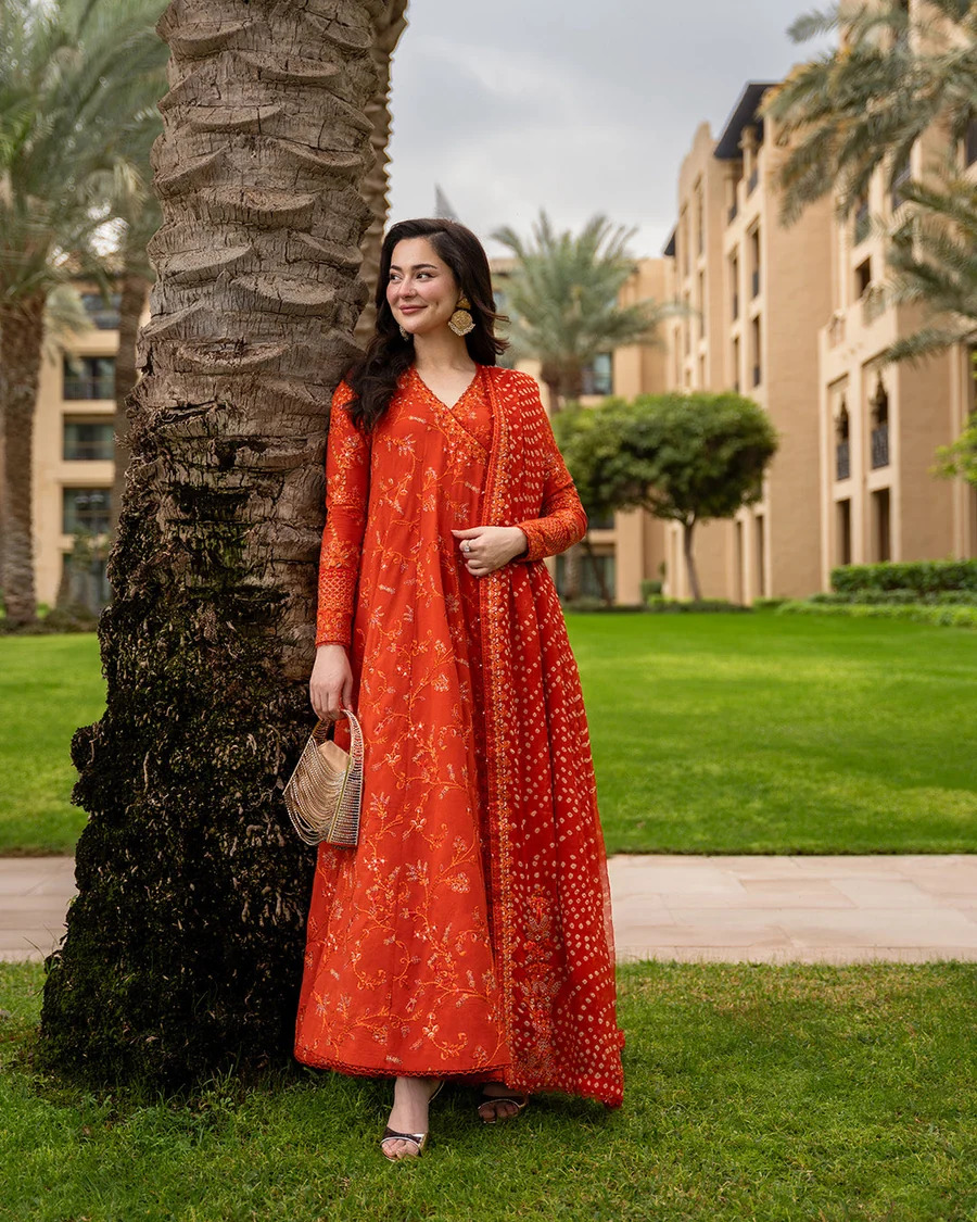 Faiza Saqlain AYA Embroidered Luxury Lawn Unstitched 3Pc Suit