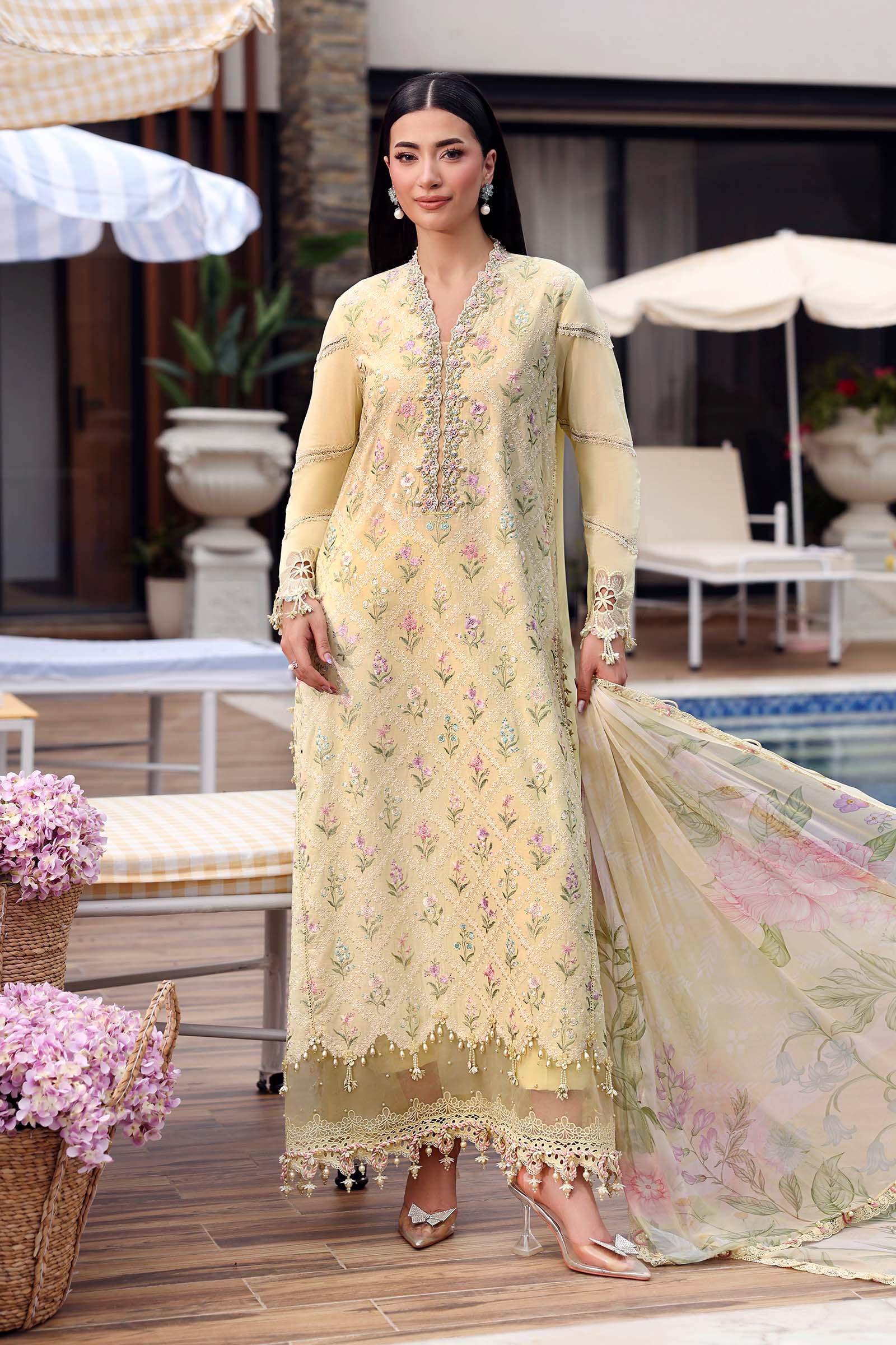 Maria B Lawn Digital Print 3 Piece Dress