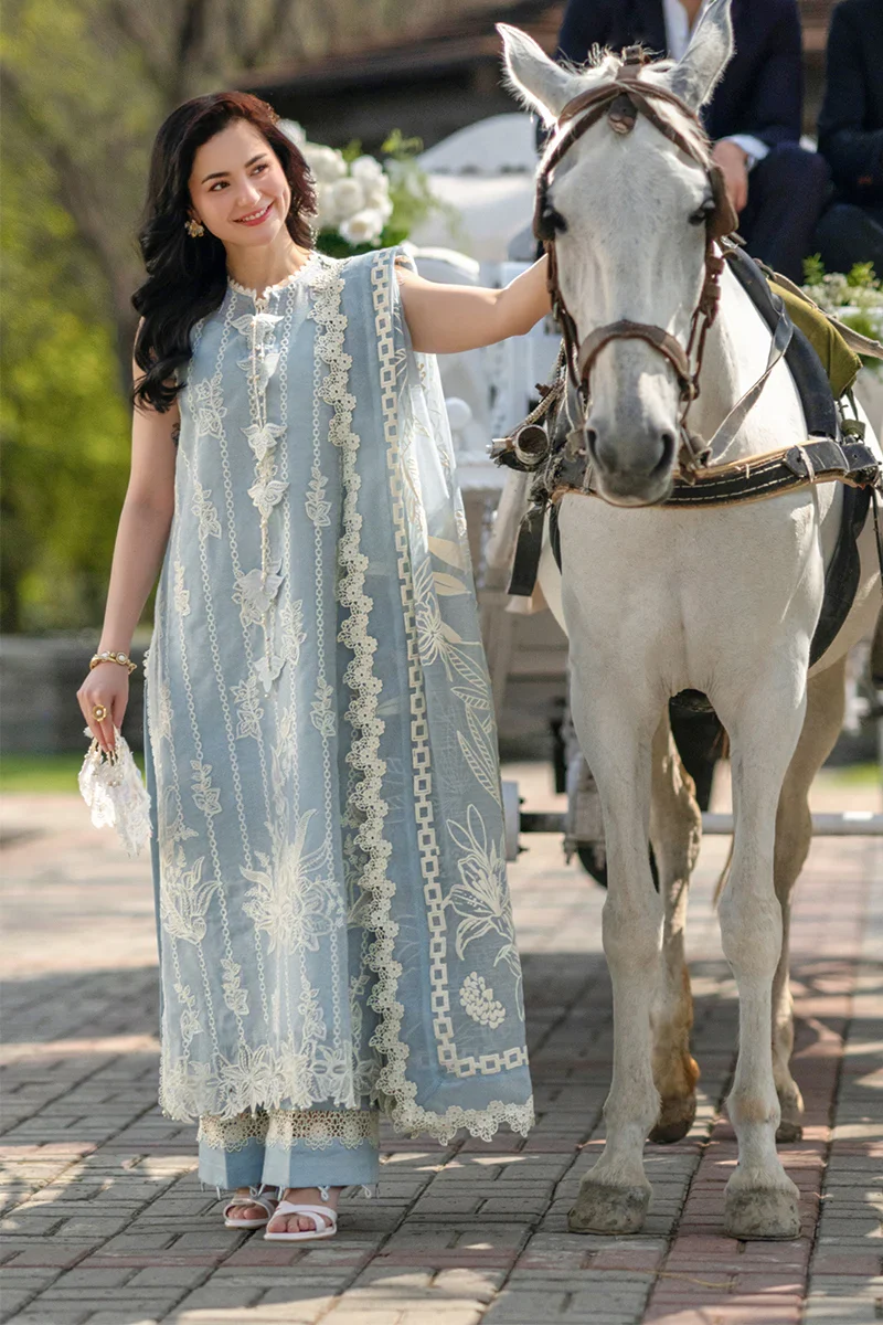 Rang Rasiya Unstitched Embroidered Luxury Lawn 3 Piece Suit RR26ULE AYLA