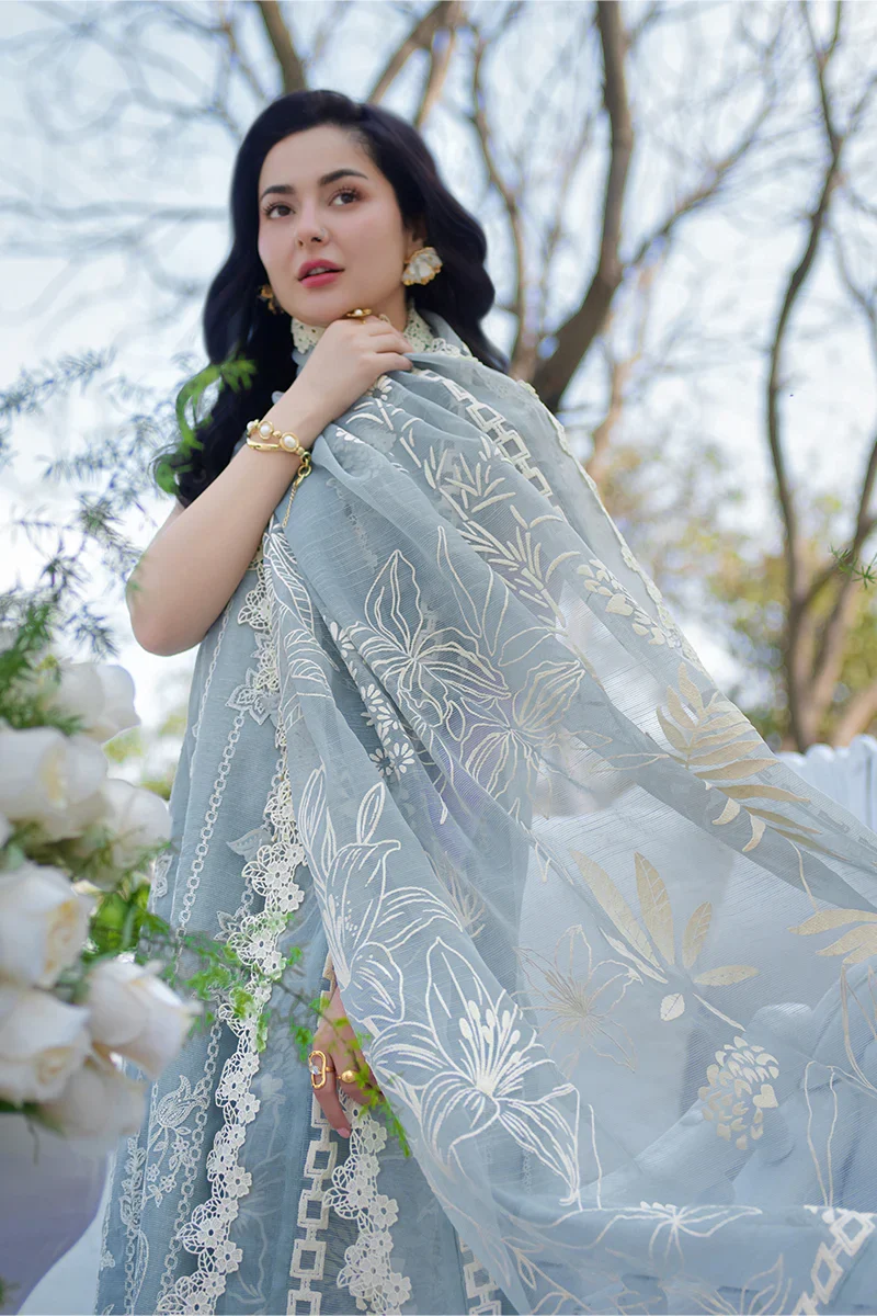 Rang Rasiya Unstitched Embroidered Luxury Lawn 3 Piece Suit RR26ULE AYLA