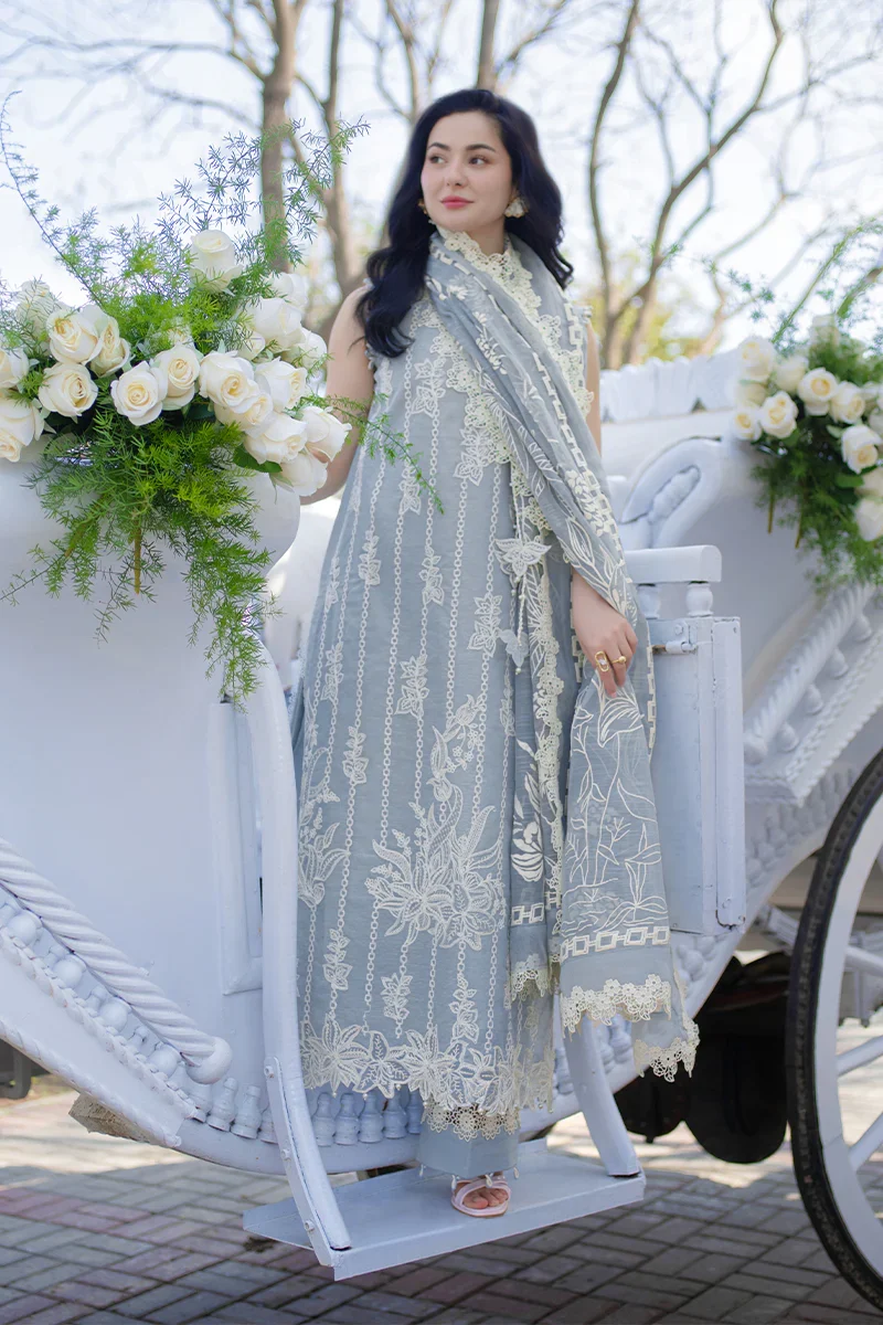 Rang Rasiya Unstitched Embroidered Luxury Lawn 3 Piece Suit RR26ULE AYLA