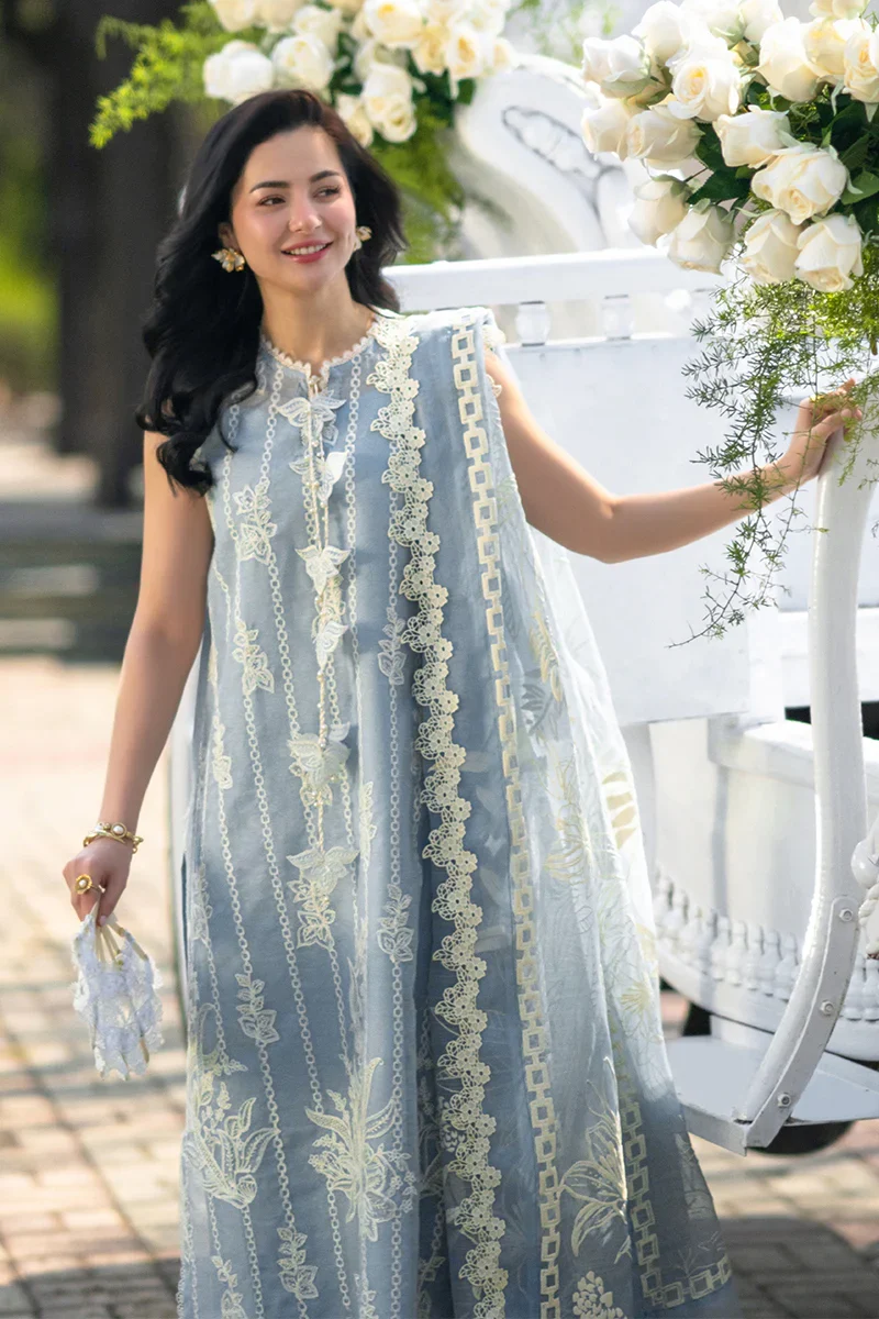 Rang Rasiya Unstitched Embroidered Luxury Lawn 3 Piece Suit RR26ULE AYLA