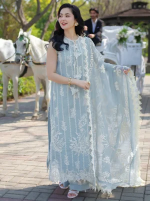 Rang Rasiya Unstitched Embroidered Luxury Lawn 3 Piece Suit RR26ULE AYLA
