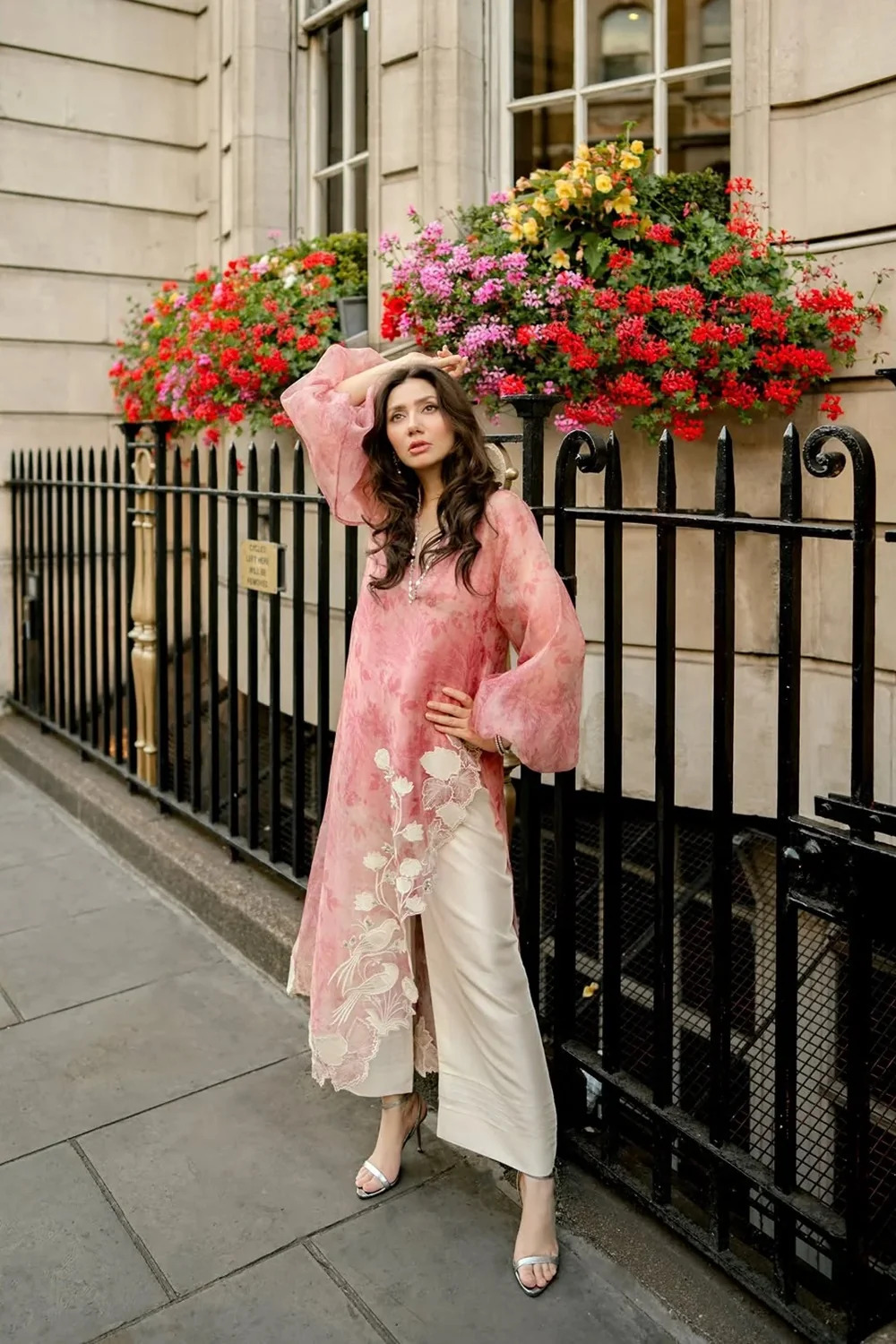 Maira Khan | Sania Maskatiya TWILA Luxury Floral Embroidered Sheesha Silk